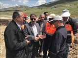 بازدید فرماندار خلخال از واریانت خروجی  جاده خلخال به اسالم