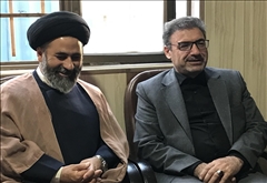 ديدار فرماندار  خلخال امام جمعه خلخال در گرامیداشت هفته ستاد اقامه نماز جمعه