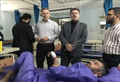 بازدید سرزده فرماندار شهرستان خلخال از بیمارستان امام خمینی ره  شهر خلخال.