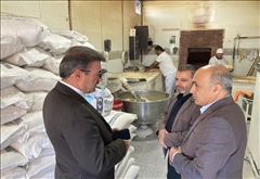 بازدید سرزده فرماندار خلخال از نانوایی‌های سطح شهر