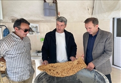 پایش کیفیت آرد شهرستان خلخال با حضور کارشناسان آزمایشگاه غله استان اردبیل