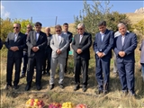 کلنگ زنی ساخت مخازن آب شرب روستایی در روستاهای شهرستان خلخال